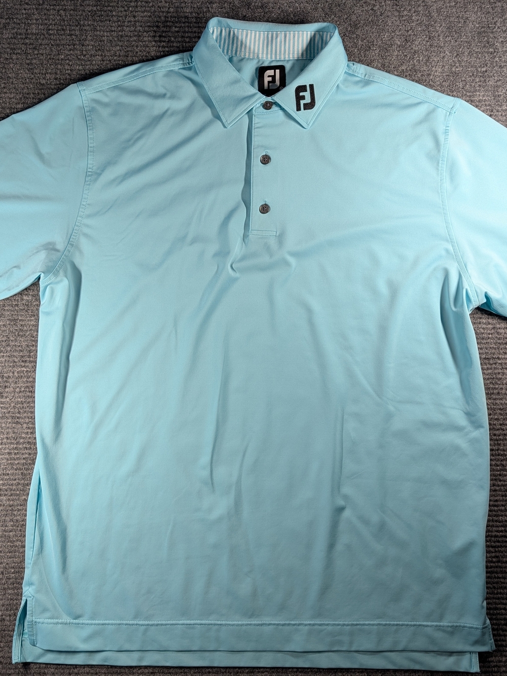 FootJoy Men’s XL Light Blue Performance Golf Polo Short Sleeve Shirt